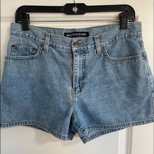 Nautica Jeans size 8 blue jean shorts. BARELY WORN!